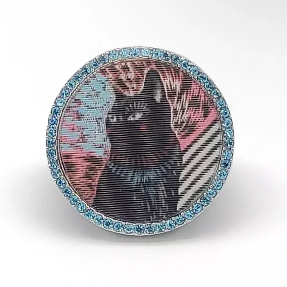 NWT Marc by Marc Jacobs Lenticular Rue Cat Statement Ring - M0002073 - Picture 3 of 10